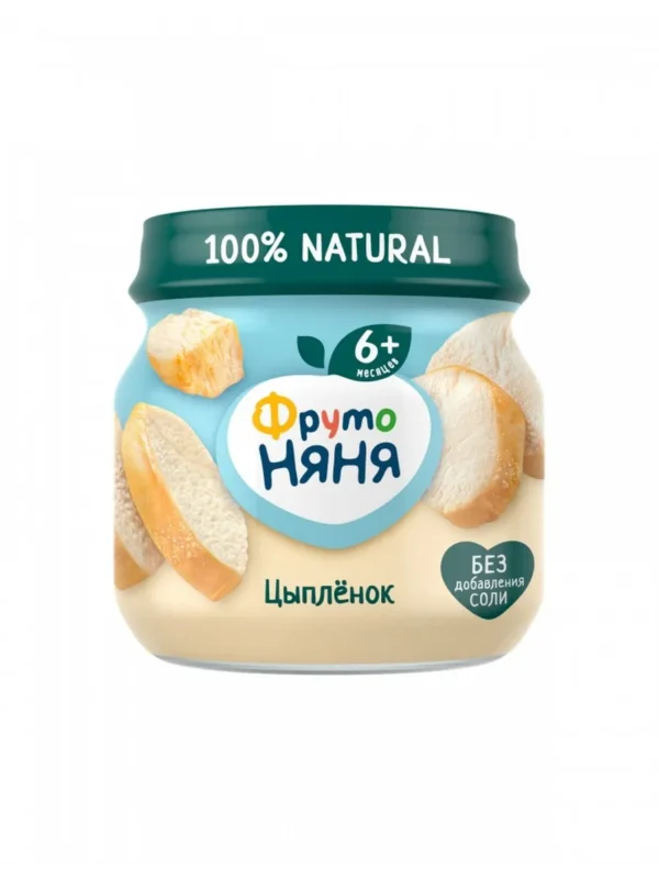 Пюре ФрутоНяня из цыпленка 80 г с 6 месяцев Пюре ФрутоНяня из цыпленка 80 г с 6 месяцев