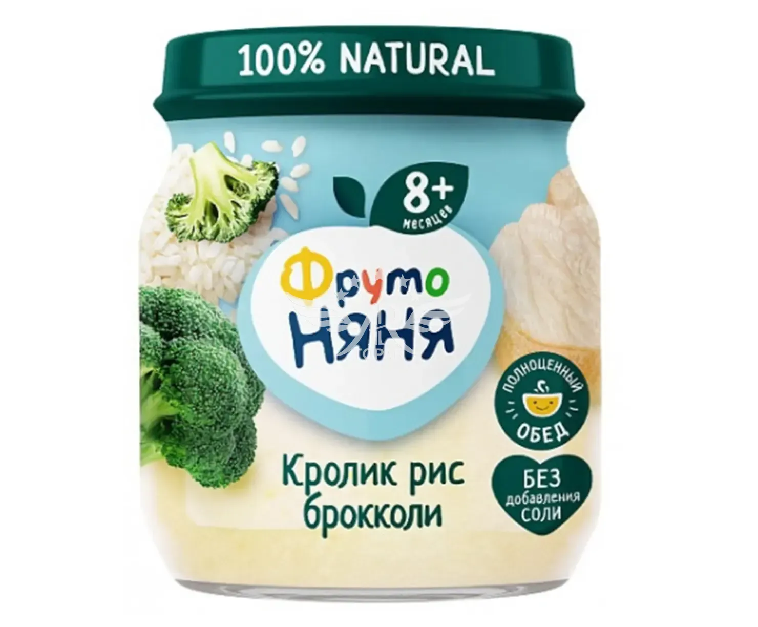 Пюре ФрутоНяня из Кролика риса и брокколи 100 г с 8 месяцев Пюре ФрутоНяня из Кролика риса и брокколи 100 г с 8 месяцев
