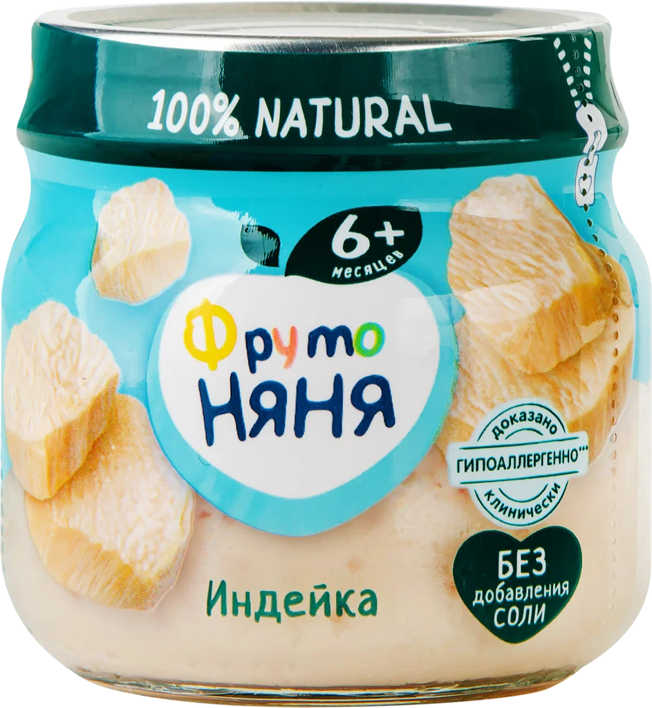 Пюре ФрутоНяня из индейки 80 г с 6 месяцев Пюре ФрутоНяня из индейки 80 г с 6 месяцев