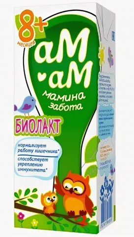 АМ-АМ БИОЛАКТ без сахара с 8 месяцев 210гр АМ-АМ БИОЛАКТ без сахара с 8 месяцев 210гр