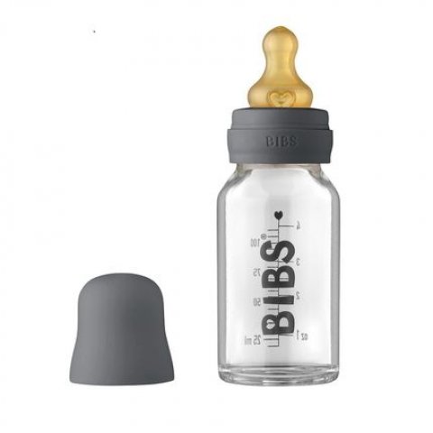 BIBS 5013221 Бутылочка для кормления в наборе Iron 110мл (без бампера) BIBS 5013221 Бутылочка для кормления в наборе Iron 110мл (без бампера)
