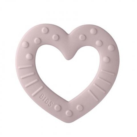 BIBS Baby Bitie Heart Pink Plum 02562 BIBS Baby Bitie Heart Pink Plum 02562