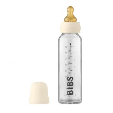 BIBS Бутылочка для кормления в наборе Ivory 225мл 5004216 BIBS Бутылочка для кормления в наборе Ivory 225мл 5004216