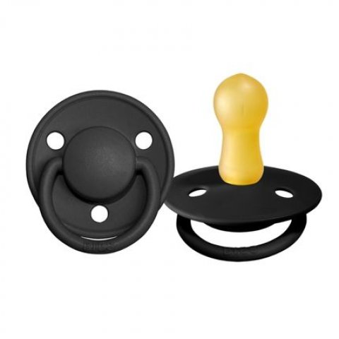 BIBS De Lux Latex Black 0-6 месяцев, 01623 BIBS De Lux Latex Black 0-6 месяцев, 01623