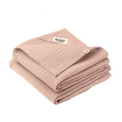 BIBS Муслиновая пеленка (2шт) Cuddle Cloth Blush 70х70 BIBS Муслиновая пеленка (2шт) Cuddle Cloth Blush 70х70