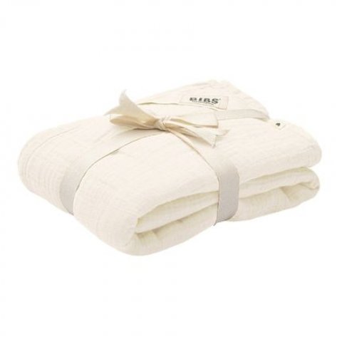 BIBS Муслиновая пеленка Cuddle Swaddle Ivory 120х120 BIBS Муслиновая пеленка Cuddle Swaddle Ivory 120х120