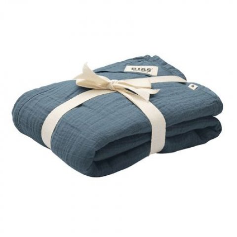 BIBS Муслиновая пеленка Cuddle Swaddle Petrol 120х120 BIBS Муслиновая пеленка Cuddle Swaddle Petrol 120х120