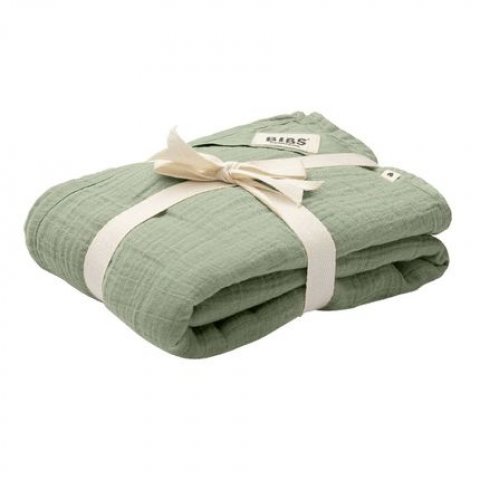 BIBS Муслиновая пеленка Cuddle Swaddle Sage 120х120 BIBS Муслиновая пеленка Cuddle Swaddle Sage 120х120