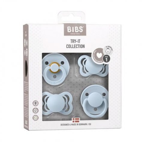 BIBS Try-it collection Baby Blue BIBS Try-it collection Baby Blue