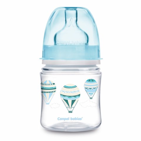 Бутылочка Canpol Babies EasyStart с широким горлышком антиколиковая 120мл с 0месяцев Голубой Бутылочка Canpol Babies EasyStart с широким горлышком антиколиковая 120мл с 0месяцев Голубой