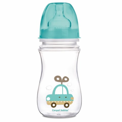 Бутылочка Canpol Babies Toys 240мл c 3месяцев Голубая 35/221_blu Бутылочка Canpol Babies Toys 240мл c 3месяцев Голубая 35/221_blu
