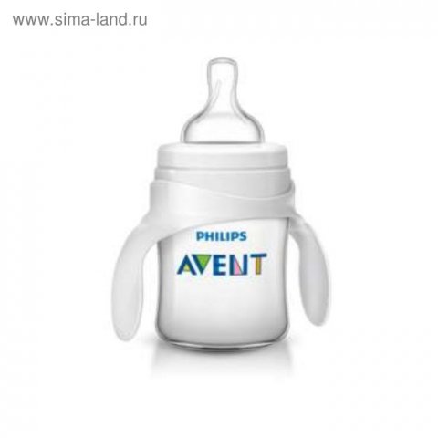 Бутылочка для кормления Classic+ с ручками, 125 мл, от 4 мес. Бутылочка для кормления Classic+ с ручками, 125 мл, от 4 мес.