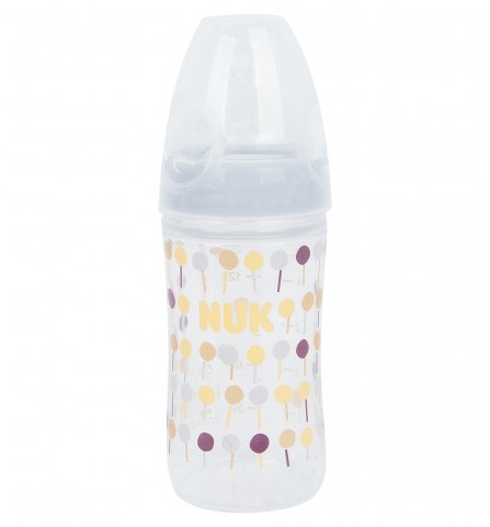 Бутылочка Nuk First Choice Classic, с рождения, 150 мл, цвет: серый Бутылочка Nuk First Choice Classic, с рождения, 150 мл, цвет: серый