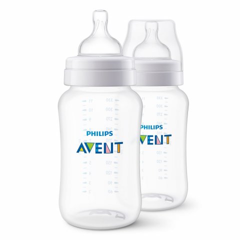 Бутылочка Philips Avent Anti-colic 330мл 2шт с 3месяцев Бутылочка Philips Avent Anti-colic 330мл 2шт с 3месяцев