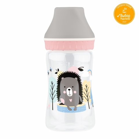 Бутылочка с силиконовой соской Lubby, 250 мл с широким горлышком с рождения Бутылочка с силиконовой соской Lubby, 250 мл с широким горлышком с рождения