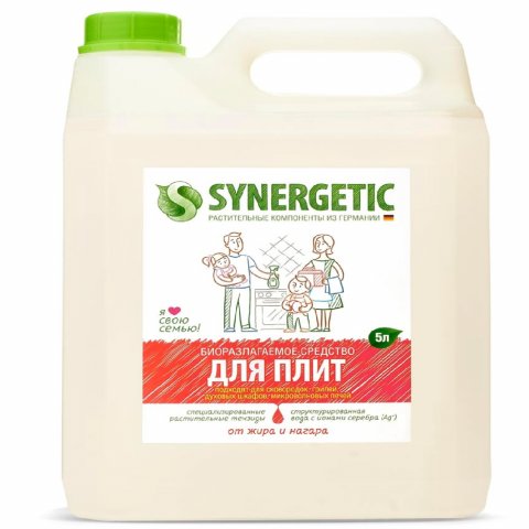 Чистящее средство SYNERGETIC для кухни 5 л Synergetic Чистящее средство SYNERGETIC для кухни 5 л Synergetic