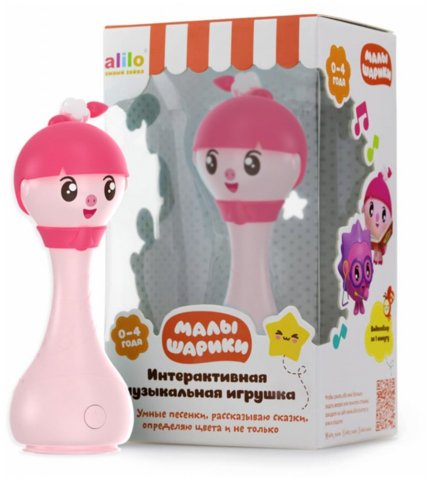 Интерактивная развивающая игрушка alilo Малышарики Нюшенька, R1, розовый Интерактивная развивающая игрушка alilo Малышарики Нюшенька, R1, розовый