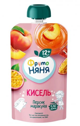 Кисель ФрутоНяня персик-маракуйя 130г с 12 месяцев Кисель ФрутоНяня персик-маракуйя 130г с 12 месяцев