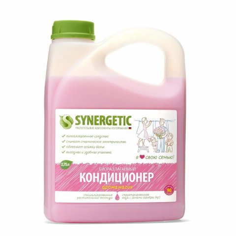 Кондиционер для белья SYNERGETIC Аромагия 2.75 л Synergetic Кондиционер для белья SYNERGETIC Аромагия 2.75 л Synergetic