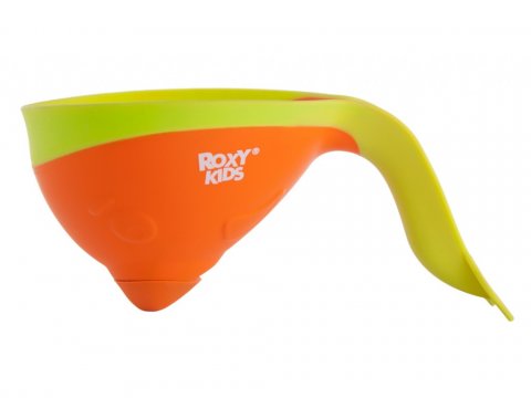 Ковш детский для купания малышей Flipper от ROXY-KIDS с мягким краем, цвет оранжевый Ковш детский для купания малышей Flipper от ROXY-KIDS с мягким краем, цвет оранжевый