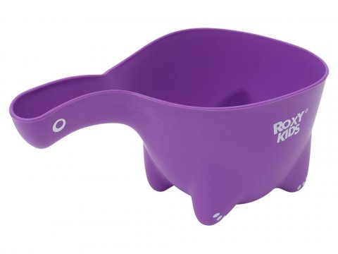 Ковш детский для мытья головы и купания DINO SCOOP от ROXY-KIDS, цвет фиолетовый Ковш детский для мытья головы и купания DINO SCOOP от ROXY-KIDS, цвет фиолетовый