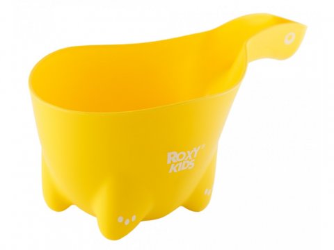 Ковш детский для мытья головы и купания DINO SCOOP от ROXY-KIDS, цвет желтый Ковш детский для мытья головы и купания DINO SCOOP от ROXY-KIDS, цвет желтый