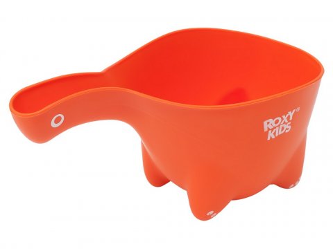 Ковш детский для мытья головы и купания DINO SCOOP от ROXY-KIDS, цвет оранжевый Ковш детский для мытья головы и купания DINO SCOOP от ROXY-KIDS, цвет оранжевый