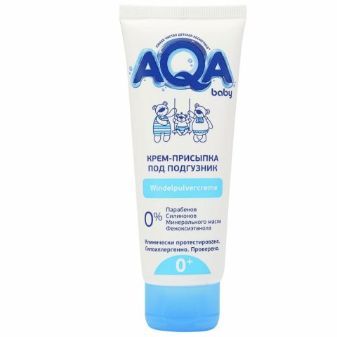 Крем-присыпка под подгузник AQA baby 75мл Крем-присыпка под подгузник AQA baby 75мл
