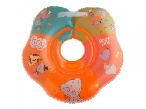 Круг надувной на шею для купания новорожденных и малышей Tiny Tatty Teddy Сircus от ROXY-KIDS Круг надувной на шею для купания новорожденных и малышей Tiny Tatty Teddy Сircus от ROXY-KIDS
