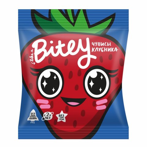 Мармелад Take a Bitey фруктово-ягодный клубника 20г Мармелад Take a Bitey фруктово-ягодный клубника 20г
