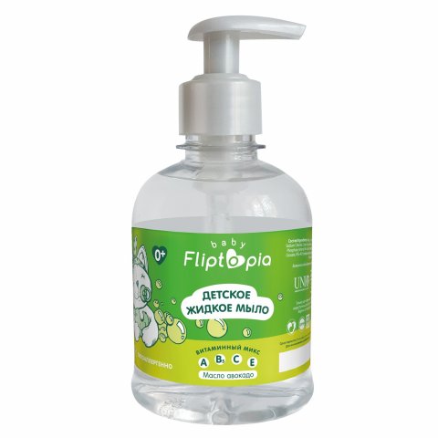 Мыло жидкое Fliptopia Baby 300мл Мыло жидкое Fliptopia Baby 300мл