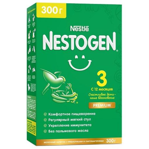 Молочко Nestogen 3 300г с 12месяцев Молочко Nestogen 3 300г с 12месяцев