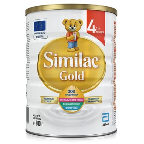 Молочко Similac Голд 4 800г с 18месяцев Молочко Similac Голд 4 800г с 18месяцев