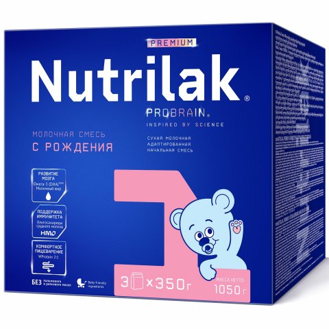 Молочная смесь Nutrilak Premium 1 1050г с 0месяцев