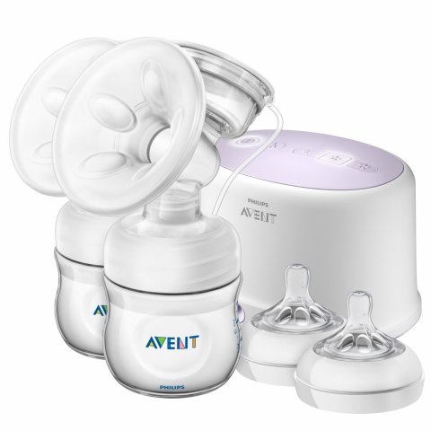 Молокоотсос Philips Avent двойной электронный +2бутылочки 125мл+2соски+сумка Молокоотсос Philips Avent двойной электронный +2бутылочки 125мл+2соски+сумка