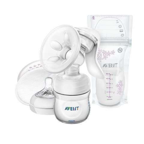 Молокоотсос Philips Avent Natural с пакетами Молокоотсос Philips Avent Natural с пакетами