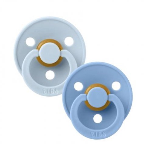 Набор BIBS Colour: Sky Blue/Baby Blue, 0-6 месяцев,110214 Набор BIBS Colour: Sky Blue/Baby Blue, 0-6 месяцев,110214