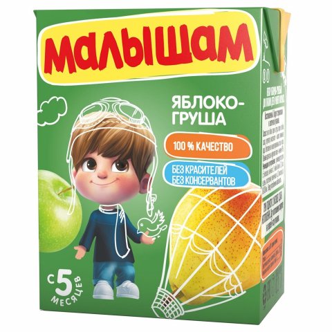 Нектар ФрутоНяня Малышам яблоко-груша 0.2л с 5 месяцев Нектар ФрутоНяня Малышам яблоко-груша 0.2л с 5 месяцев