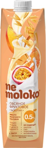 Nemoloko овсяное фруктовое Экзотик 1 л Nemoloko овсяное фруктовое Экзотик 1 л