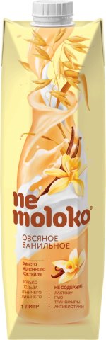 Nemoloko овсяное ванильное 1 л Nemoloko овсяное ванильное 1 л