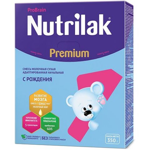 Nutrilak Premium 1 350г с 0месяцев Nutrilak Premium 1 350г с 0месяцев