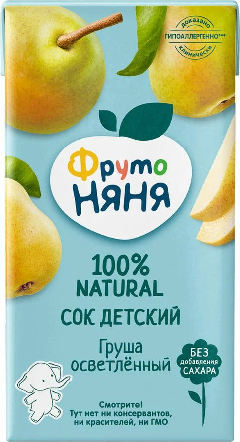 Сок ФрутоНяня из груш 0,5 л от 3 лет Сок ФрутоНяня из груш 0,5 л от 3 лет