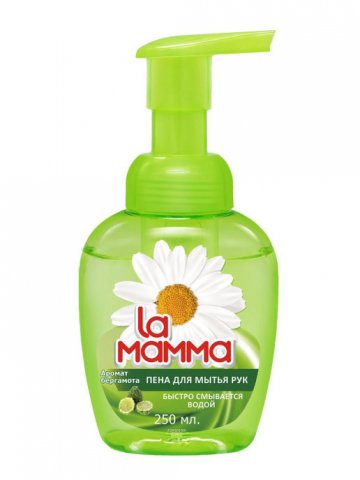 Пена для мытья рук La Mamma 250 мл бергамот Пена для мытья рук La Mamma 250 мл бергамот
