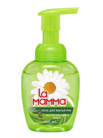 Пена для мытья рук La Mamma 250 мл вербена Пена для мытья рук La Mamma 250 мл вербена