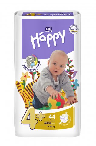 Подгузники Bella Baby happy maxi plus 4+ (9-20 кг) 44 шт Подгузники Bella Baby happy maxi plus 4+ (9-20 кг) 44 шт