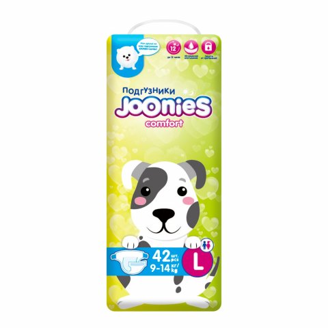 Подгузники Joonies Comfort L 9-14кг 42шт Подгузники Joonies Comfort L 9-14кг 42шт