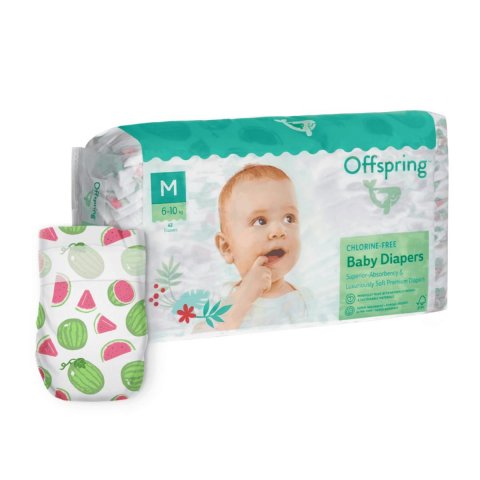 Подгузники Offspring М 6-10 кг 42 шт расцветка Арбузы Подгузники Offspring М 6-10 кг 42 шт расцветка Арбузы
