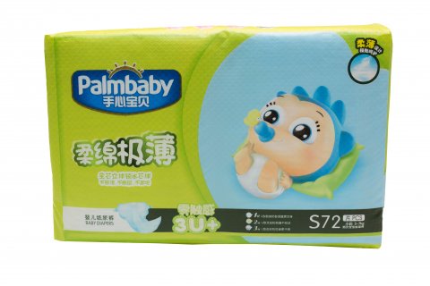 Подгузники Palmbaby ультратонкие S (3-7 кг) 72 шт Подгузники Palmbaby ультратонкие S (3-7 кг) 72 шт