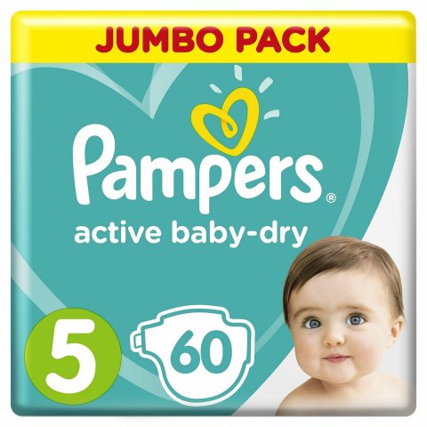 Подгузники Pampers Active Baby-Dry 5 11-16кг 60шт Подгузники Pampers Active Baby-Dry 5 11-16кг 60шт