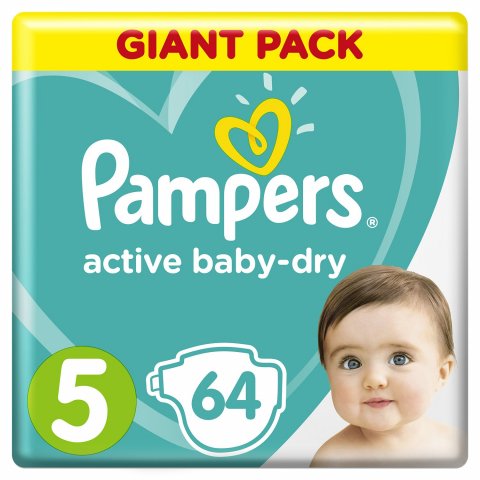 Подгузники Pampers Active Baby-Dry 5 11-16кг 64шт Подгузники Pampers Active Baby-Dry 5 11-16кг 64шт